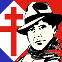 Illustration du résistant Jean Moulin